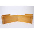 Custom Metal Rod Wooden Holder Countertop Shoes Retail Shop Commercial Stand Wear Display Unit